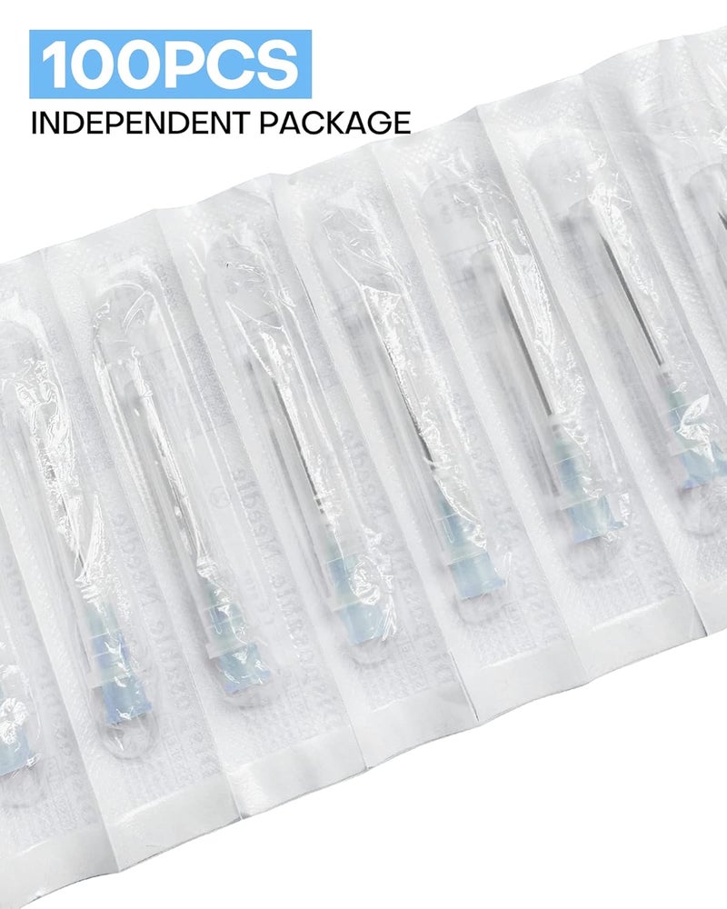 GODCREAT 100Pack 23G 1 Inch Needles for Lab Measuring Refilling Inks, Plant and Crafts, Individually Packaged Dispensing Needle Accessories - Image 4